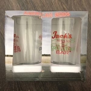 NWOT American Gods Glass Set